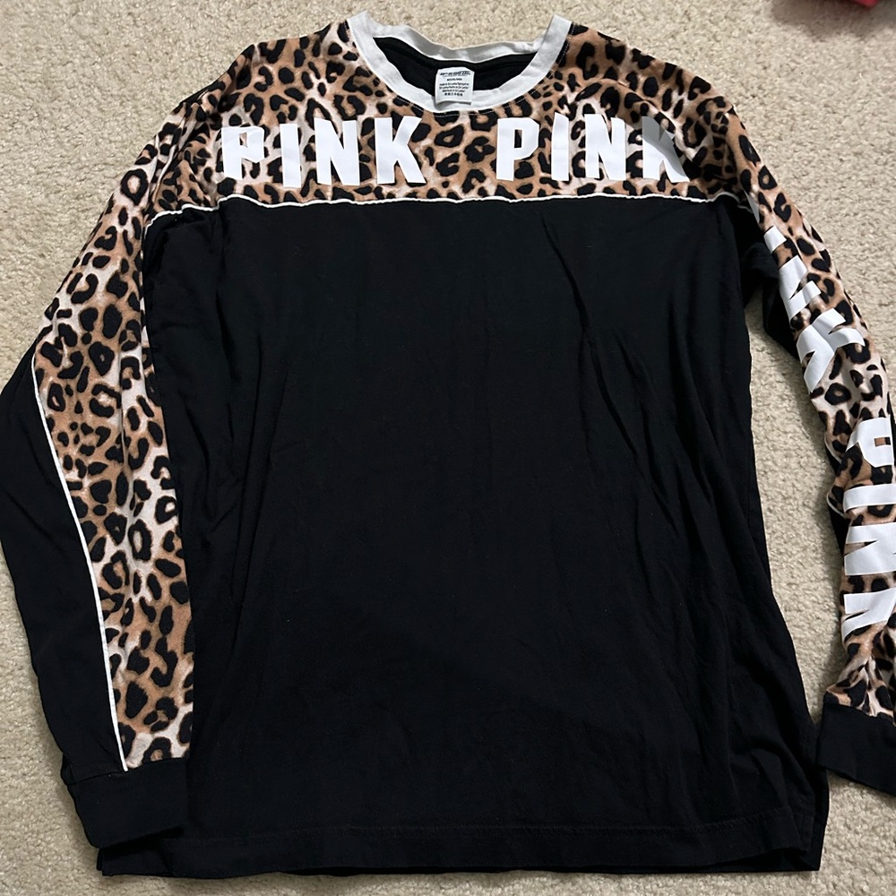 PINK Victoria's Secret Leopard Print Top